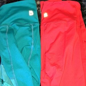 Pair of buff bunny leggings